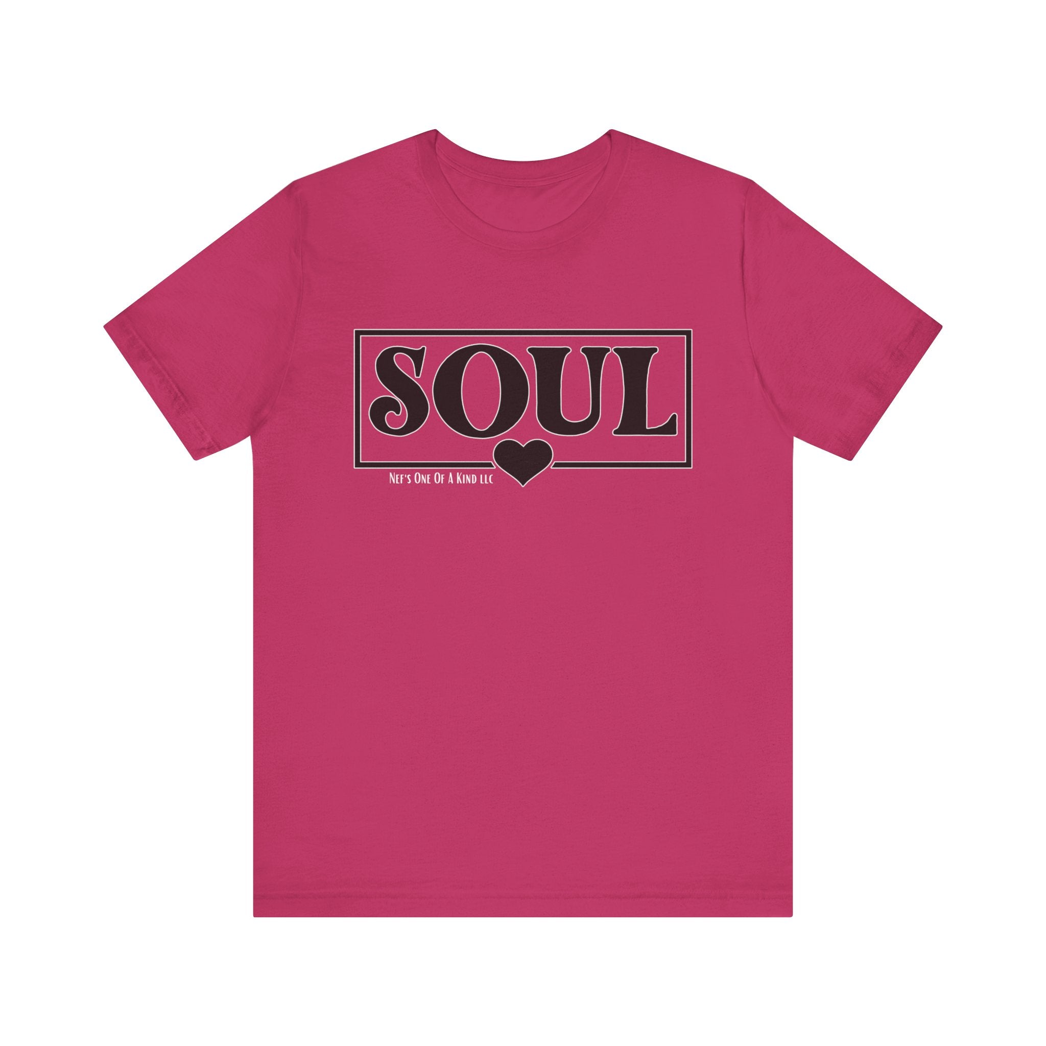 Soul with Mates Valentine Casual Soft Unisex Jersey Short Sleeve Tee